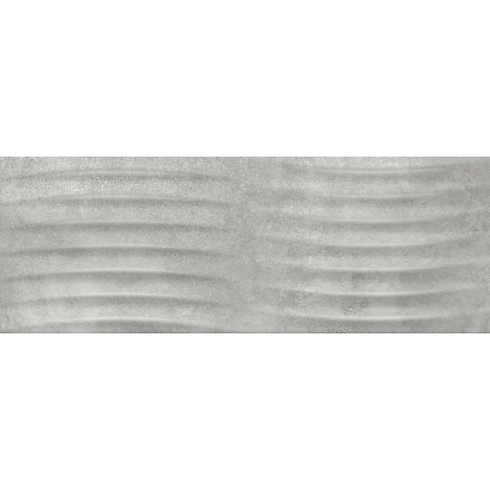 Baldocer Faïence Effet Béton|Faïence Pour Douche<Faïence murale effet béton gris foncé mat décor vague L.90 x l.30 cm x ép.10,5 mm, Unik