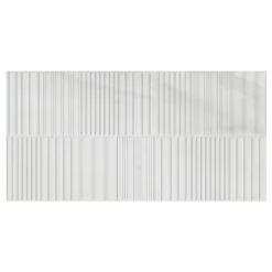 Ecoceramic Faïence murale effet marbre blanc brillant décor texturé L.60 x l.30 cm x ép.7 mm, Celena- Faïence Pour Pièce À Vivre|Carrelage Mural Effet Marbre