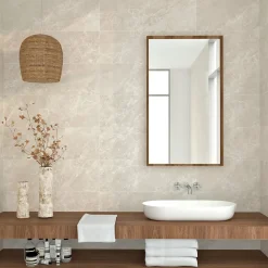 Baldocer Faïence murale effet marbre taupe brillant L.90 x l.30 cm x ép.10,5 mm, Balmoral- Carrelage Mural Pour Douche|Carrelage Mural Pour Salle De Bains
