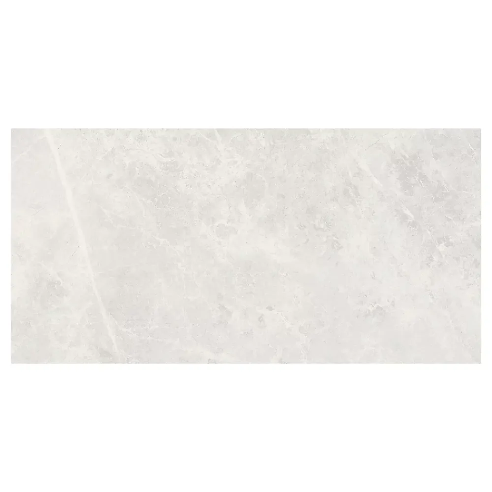 Ecoceramic Faïence Effet Marbre|Carrelage Mural Effet Marbre<Faïence murale effet marbre gris brillant L.60 x l.30 cm x ép.7 mm, Celena