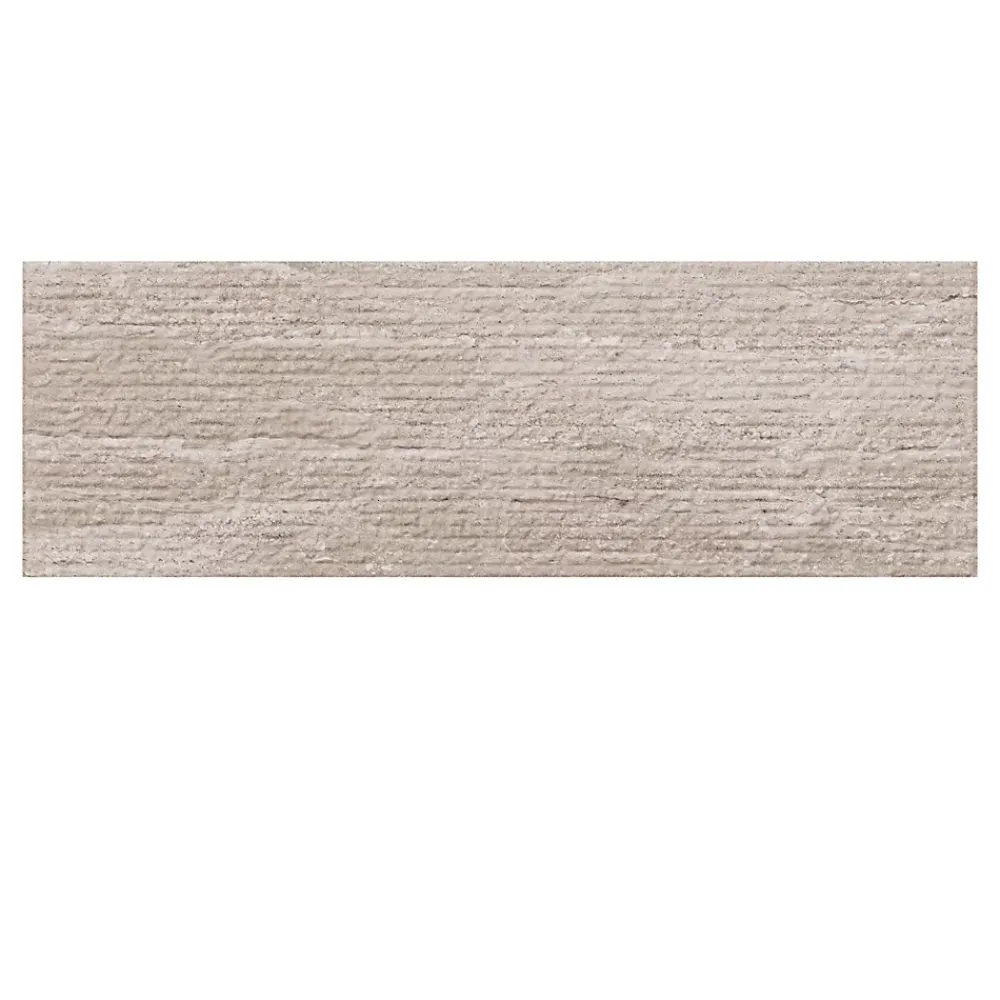 Ecoceramic Faïence murale effet pierre beige mat décor texturé L.60 x l.20 cm x ép.9,5 mm, Althea- Faïence Effet Pierre|Carrelage Mural Pour Douche