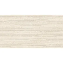 Azulejos Benadresa Faïence Effet Pierre|Carrelage Mural Pour Douche<Faïence murale effet pierre décor ivoire mat L.60 x l.30 cm x ép.9 mm, Urano
