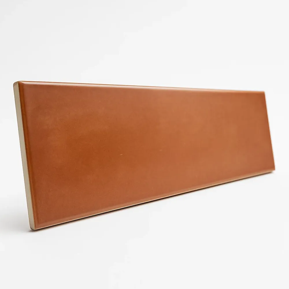 Faïence murale effet pierre terre cuite marron L.30 x l.7 cm, Minerra- Faïence Effet Pierre|Carrelage Mural Effet Pierre