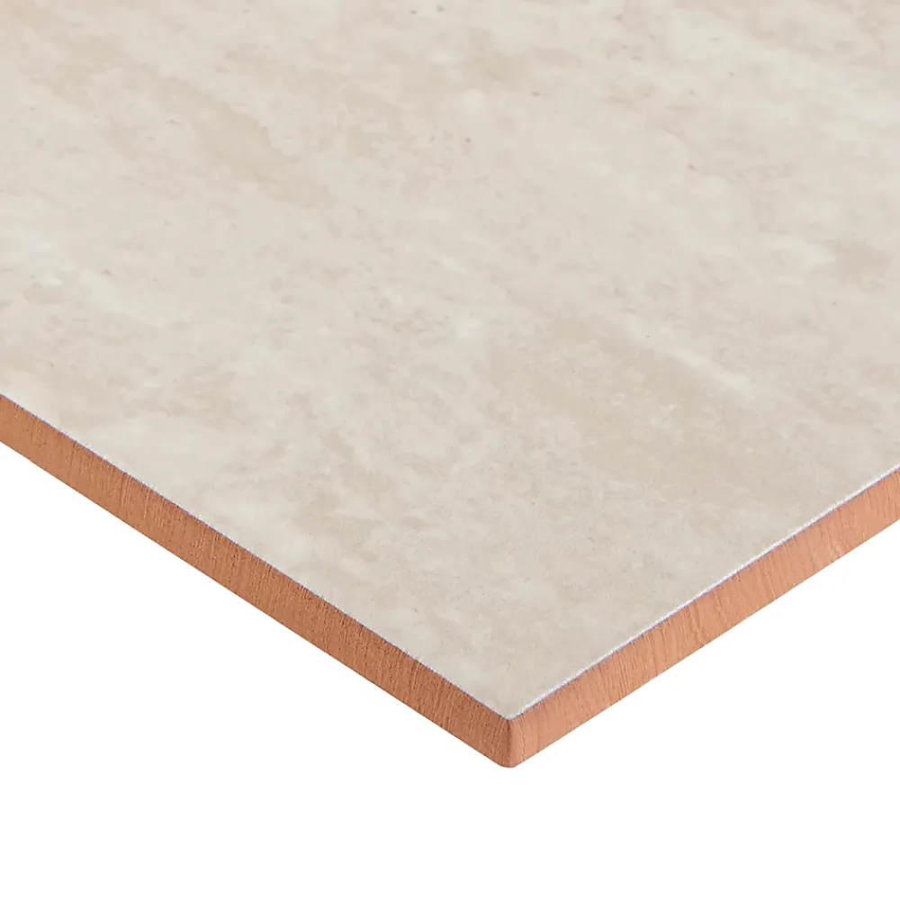 GoodHome Faïence murale effet travertin ivoire mat L.60 x l.20 cm x ép.9,4 mm, Soft Travertin- Carrelage Mural Pour Wc|Faïence Effet Pierre