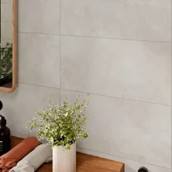 Alaplana Faïence Effet Béton|Carrelage Mural Effet Béton<Faïence murale en terre cuite effet béton gris mat L.60 x l.30 cm x ép.8,5 mm, Taris