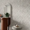 Alaplana Faïence murale en terre cuite effet béton décor gris mat L.60 x l.30 cm x ép,8.5 mm, Taris- Faïence Effet Béton|Carrelage Mural Effet Béton