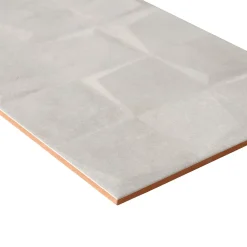 Alaplana Faïence murale en terre cuite effet béton décor gris mat L.60 x l.30 cm x ép,8.5 mm, Taris- Faïence Effet Béton|Carrelage Mural Effet Béton