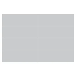GoodHome Faïence Unie|Faïence Pour Douche<Faïence murale gris clair satiné L.60 x l.20 cm x ép.8,3 mm, Plain