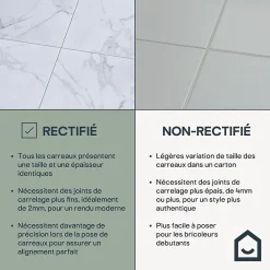 GoodHome Faïence murale intérieur bleu satiné L.60 x l.30 cm x ép.7 mm, Colville- Carrelage Mural Pour Douche|Carrelage Mural Pour Salle De Bains