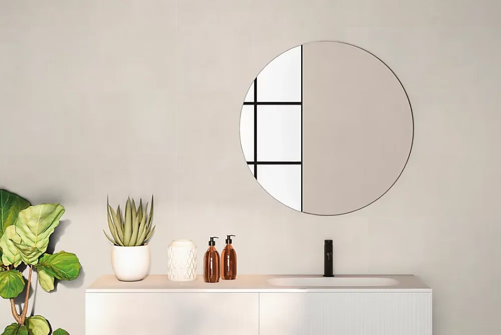 Mykonos Faïence murale intérieur blanc cassé mat L.75 x l.25 cm x ép.9 mm, Terre- Carrelage Mural Pour Wc|Carrelage Mural Effet Béton