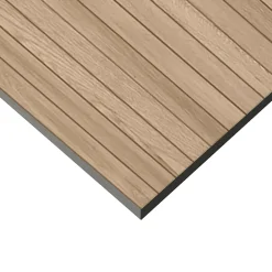 Faïence murale intérieur effet bois décor lamelles L.75 x l.25 cm x ép.9 mm, Teka- Carrelage Mural Pour Cuisine|Faïence Effet Bois