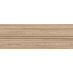 Faïence murale intérieur effet bois décor lamelles L.75 x l.25 cm x ép.9 mm, Teka- Carrelage Mural Pour Cuisine|Faïence Effet Bois