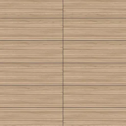 Faïence murale intérieur effet bois décor lamelles L.75 x l.25 cm x ép.9 mm, Teka- Carrelage Mural Pour Cuisine|Faïence Effet Bois
