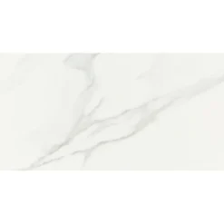 Faïence murale intérieur effet marbre blanc mat L.60 x l.30 cm x ép.8,4 mm, Pune- Carrelage Mural Effet Marbre|Carrelage Mural Pour Salle De Bains