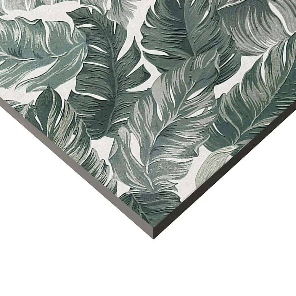 Mykonos Faïence murale intérieur feuillages verts Amazonia L.120 x l.40 cm x ép.8,3 mm, Aspen- Carrelage Mural Pour Douche|Carrelage Mural Pour Cuisine