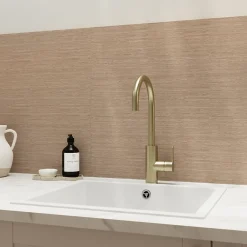 GoodHome Faïence murale intérieur grès émaillé effet bois brut beige L.12 x l.6 cm x ép.8,2 mm, Taka- Faïence Effet Bois|Carrelage Mural Pour Pièce À Vivre