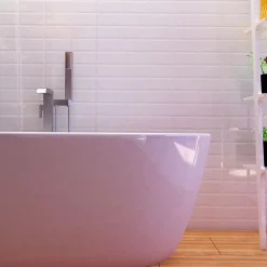 Carrelage Mural Pour Douche|Carrelage Mural Pour Wc<Faïence murale intérieur métro blanc L.15 x l.7,5 cm x ép.7,2 mm