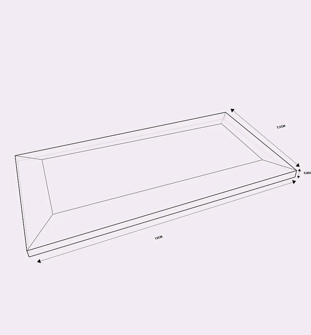 Carrelage Mural Pour Douche|Carrelage Mural Pour Wc<Faïence murale intérieur métro blanc L.15 x l.7,5 cm x ép.7,2 mm