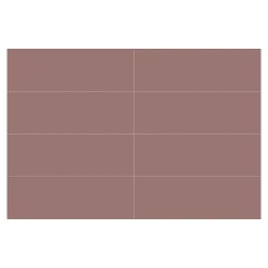 GoodHome Faïence Unie|Faïence Pour Douche<Faïence murale rouge L.60 x l.20 cm x ép.8,3 mm, Plain