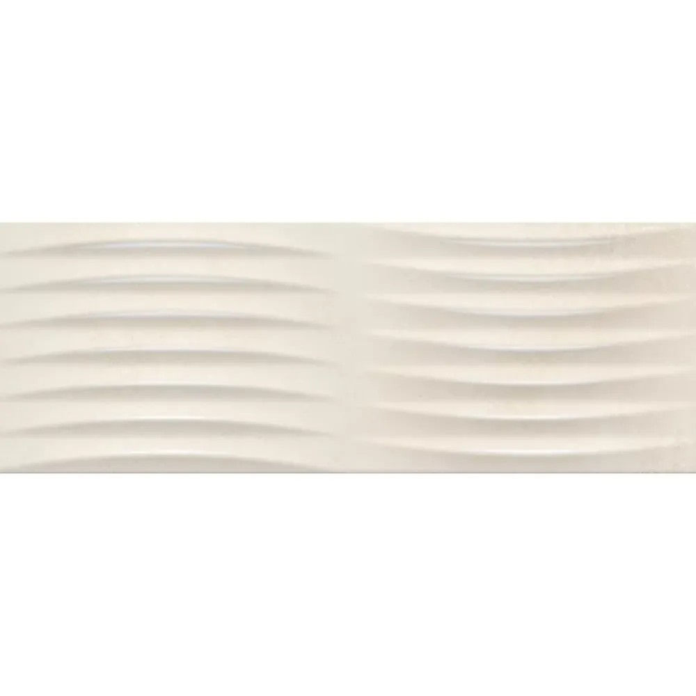 Baldocer Faïence murale vague effet béton beige mat L.90 x l.30 cm x ép.10,5 mm, Unik- Faïence Effet Béton|Faïence Pour Douche