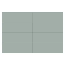 GoodHome Faïence murale vert satiné L.60 x l.20 cm x ép.8,3 mm, Plain- Faïence Unie|Faïence Pour Douche