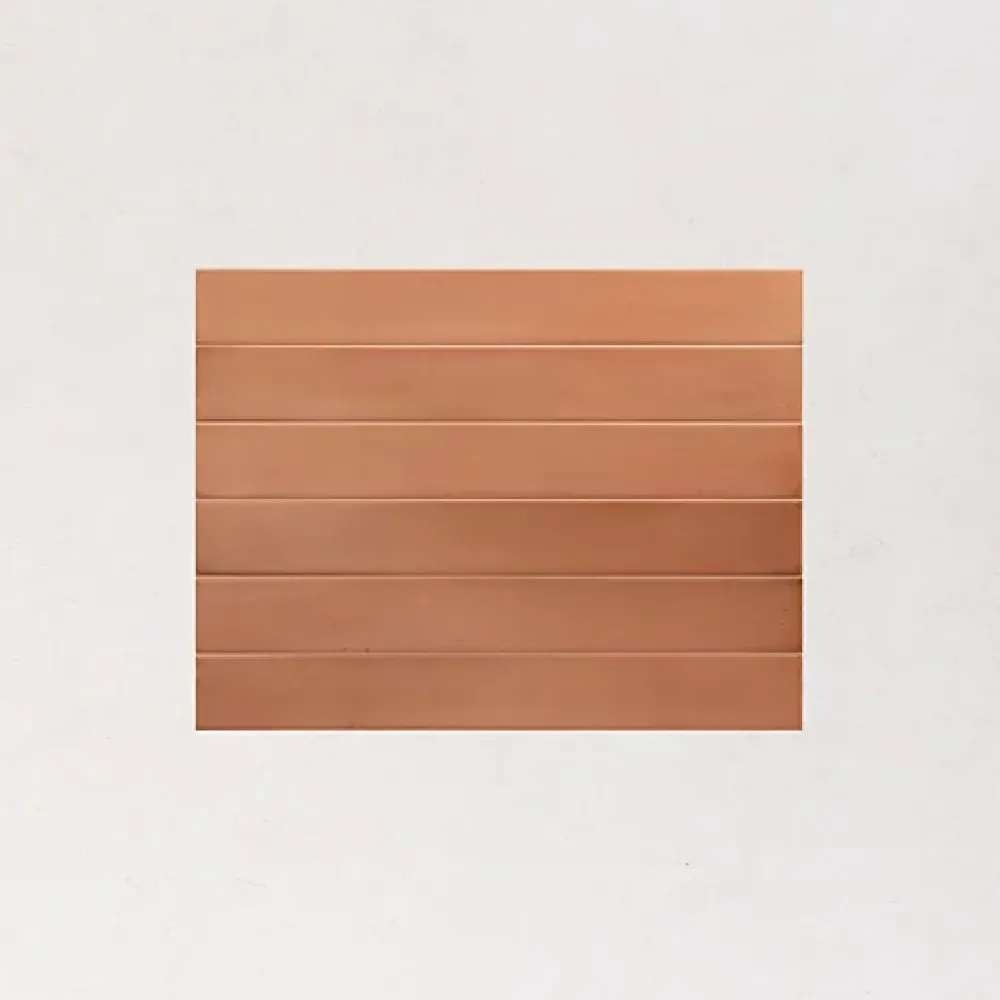 Les Carreaux De Jean Faïence Pour Cuisine|Faïence Pour Douche<Faience Effet Zellige Terracotta MASSIMO Cotto 5x40cm - Les Carreaux de Jean