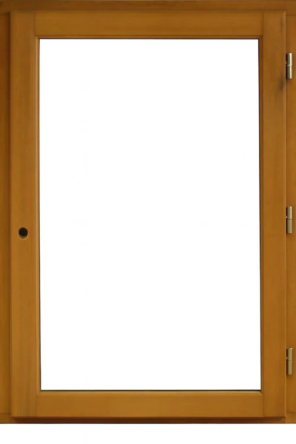 Gd Menuiseries Fenetre Bois 1 Vantail H75 X L40 Côte Tableau Tirant Droite- Fenêtre Bois