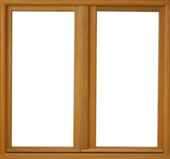 Gd Menuiseries Fenêtre Bois<Fenetre Bois 2 Vantaux H195 X L100 Côte Tableau