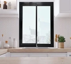 Gd Menuiseries Fenêtre Aluminium<Fenetre Coulissante Aluminium H125 X L120 Gris Ral 7016 2 Vantaux