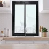 Gd Menuiseries Fenetre Coulissante Aluminium H115 X L120 Gris Ral 7016 2 Vantaux- Fenêtre Aluminium