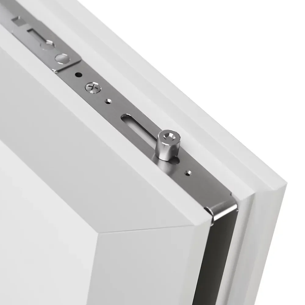 GoodHome Fenêtre Pvc<Fenêtre 1 vantail oscillo-battante, tirant gauche double vitrage en PVC blanc l.85 x H.108 cm