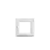 GoodHome Fenêtre Pvc<Fenêtre 1 vantail oscillo-battante, tirant droit double vitrage en PVC blanc l.55 x H.63 cm