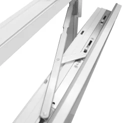GoodHome Fenêtre Pvc<Fenêtre 1 vantail oscillo-battante, tirant droit double vitrage en PVC blanc l.65 x H.78 cm