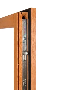 GoodHome Fenêtre 1 vantail tirant droit double vitrage en bois marron l.65 x H.77,8 cm- Fenêtre Bois