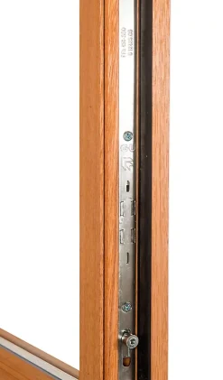 GoodHome Fenêtre 1 vantail tirant gauche double vitrage en bois marron l.65 x H.77,8 cm- Fenêtre Bois