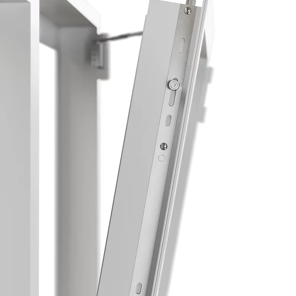 GoodHome Fenêtre Aluminium<Fenêtre 2 vantaux oscillo-battante, tirant droit double vitrage en aluminium blanc l.103 x H.97 cm
