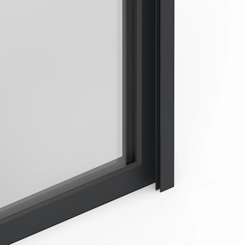 GoodHome Fenêtre alu 1 vantail oscillo-battant + volet roulant électrique gris - l.60 x h.115 cm, tirant gauche- Fenêtre Aluminium