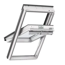 VELUX Fenêtre de toit à projection par le bas GPU UK04 0057 L.134 x H.98 cm Tout confort EverFinish blanc- Velux Et Fenêtre De Toit