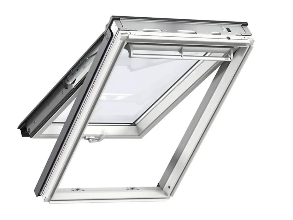Velux Velux Et Fenêtre De Toit<Fenêtre de toit à projection Tout Confort Whitefinish - bois peint en blanc L. 134 x H. 98 cm (GPL 2057 UK04)
