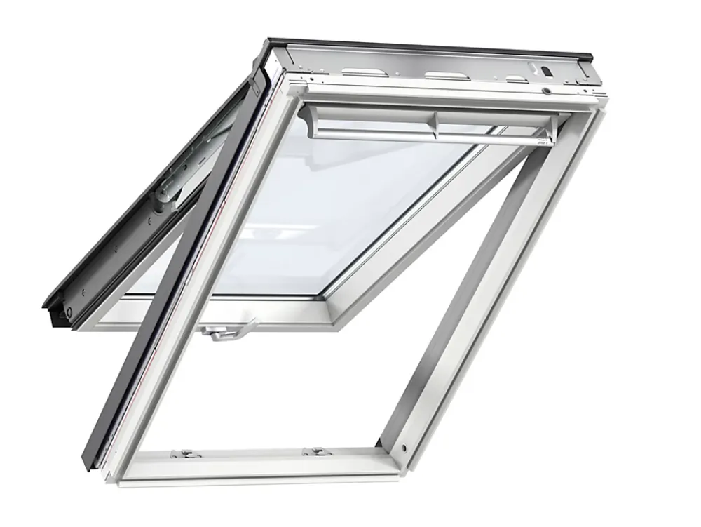 Velux Fenêtre de toit à projection Tout Confort Whitefinish - bois peint en blanc L. 78 x H. 118 cm (GPL 2057 MK06)- Velux Et Fenêtre De Toit