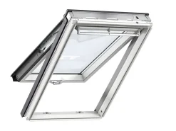 Velux Fenêtre de toit à projection Confort Whitefinish - bois peint en blanc L. 134 et H. 98 cm (GPL 2076 UK04)- Velux Et Fenêtre De Toit