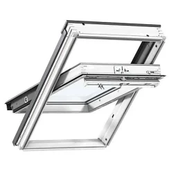 Velux Velux Et Fenêtre De Toit<Fenêtre de toit à rotation Tout Confort Whitefinish - bois peint en blanc L. 55 x H. 98 cm (GGL 2057 CK04)
