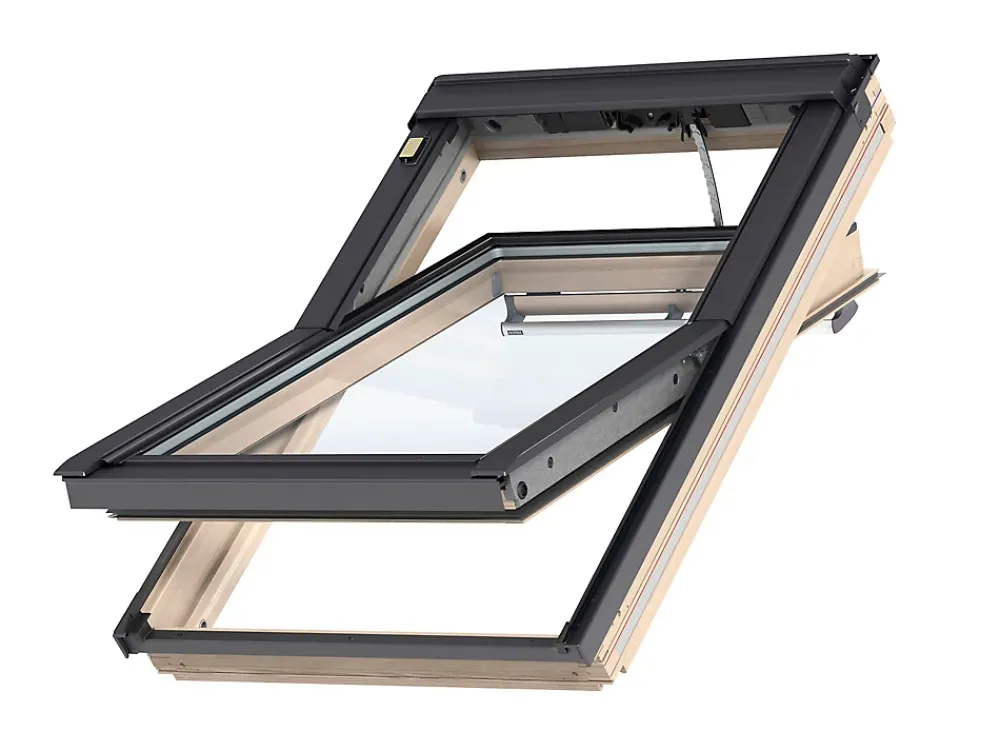 Velux Velux Et Fenêtre De Toit<Fenêtre de toit à rotation Tout Confort Whitefinish - bois peint en blanc L. 55 x H. 98 cm (GGL 2057 CK04)