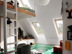Velux Velux Et Fenêtre De Toit<Fenêtre de toit à rotation Tout Confort Whitefinish - bois peint en blanc L. 55 x H. 98 cm (GGL 2057 CK04)