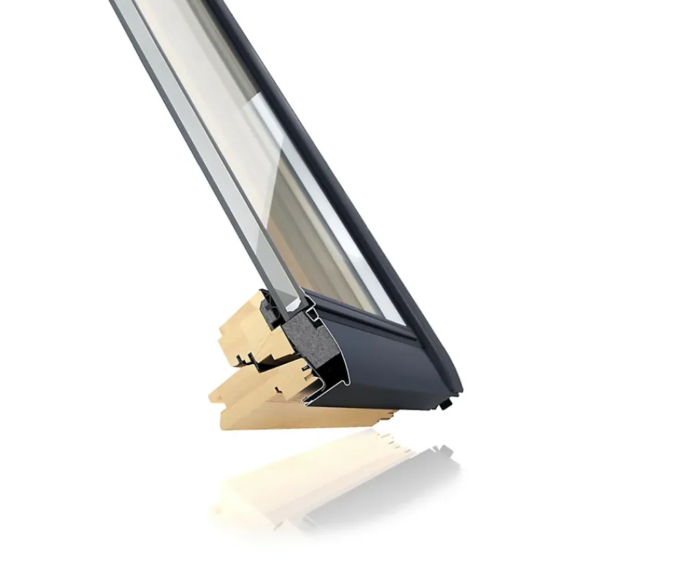 Velux Fenêtre de toit à rotation Standard Clearfinish - bois/pin L. 55 x H. 78 cm (GGL 3054 CK02)- Velux Et Fenêtre De Toit