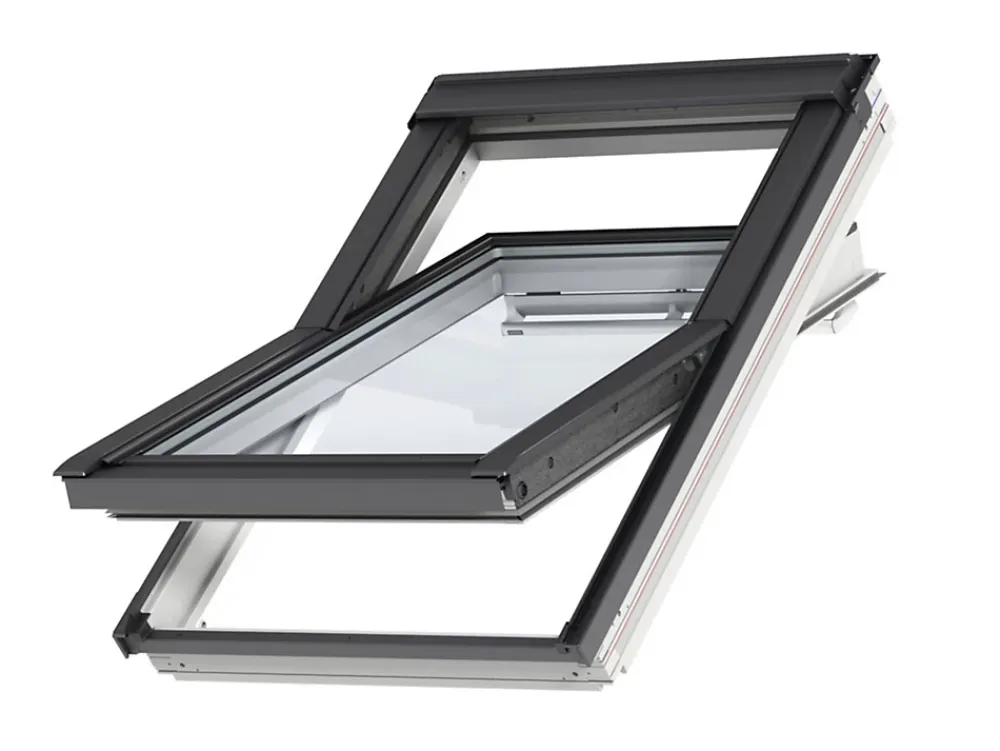 Velux Velux Et Fenêtre De Toit<Fenêtre de toit à rotation Tout Confort Whitefinish - bois peint en blanc L. 134 x H. 140 cm (GGL 2057 UK08)