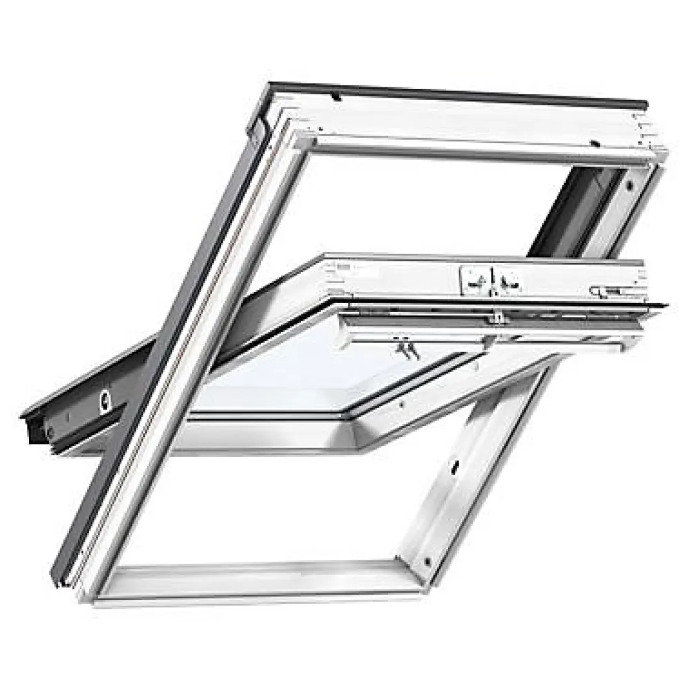 Velux Fenêtre de toit à rotation Standard Whitefinish - bois peint en blanc L. 114 x H. 140 cm (GGL 2054 SK08)- Velux Et Fenêtre De Toit