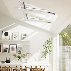 Velux Fenêtre de toit à rotation Standard Whitefinish - bois peint en blanc L. 114 x H. 140 cm (GGL 2054 SK08)- Velux Et Fenêtre De Toit