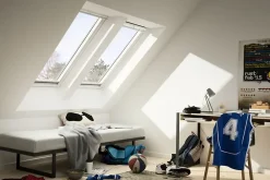 Velux Velux Et Fenêtre De Toit<Fenêtre de toit à rotation Tout Confort Everfinish - polyuréthane L.55 x H. 98 cm (GGU 0057 CK04)