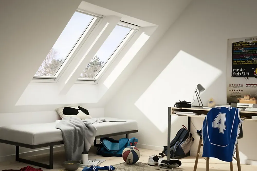 Velux Velux Et Fenêtre De Toit<Fenêtre de toit à rotation Tout Confort Everfinish - polyuréthane L.55 x H. 98 cm (GGU 0057 CK04)